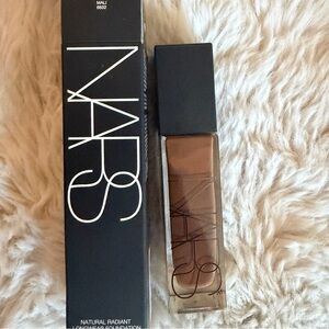 NARS natural radiant, long wear foundation in the color dark 6 MALI